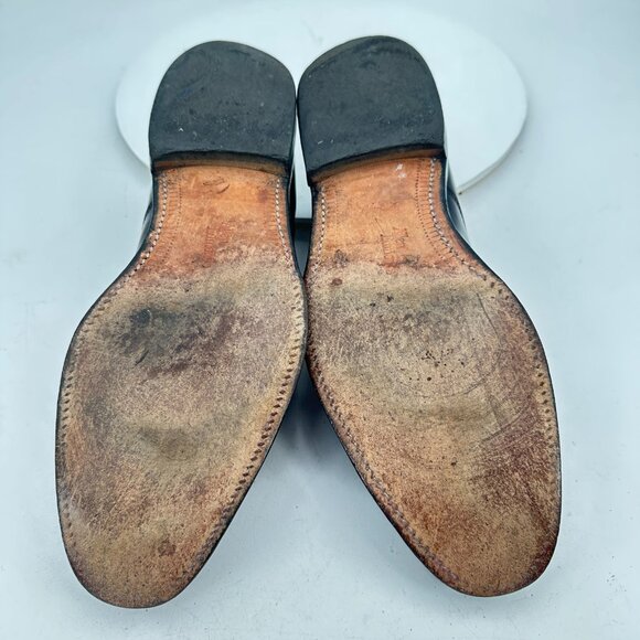 Allen Edmonds Park Avenue Men Size 9C Brown Leather Cap Toe Oxford Dress Shoes - Picture 8 of 12